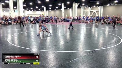 138 lbs Round 2 (8 Team) - Caleb Caldwell, Team STL Black vs Sam Gosnell, Carolina Exteme Blue