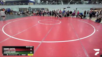 131 lbs Quarterfinal - Danny Gatto, Clinic Wrestling FXBG vs Carter Baker, Caliber Wrestling Academy
