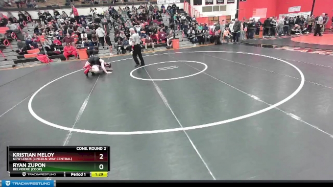 165 lbs Cons. Round 2 - Kristian Meloy, New Lenox (LINCOLN-WAY CENTRAL ...