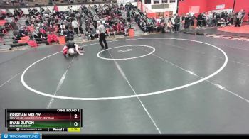 165 lbs Cons. Round 2 - Kristian Meloy, New Lenox (LINCOLN-WAY CENTRAL) vs Ryan Zupon, BELVIDERE (COOP)