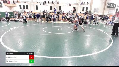 132 lbs Consi Of 8 #1 - Brian Haen, Taunton vs Will Ayers, Plymouth North