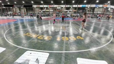 130 lbs 2nd Place Match - Kinley Liles, Terry Wrestling Club vs Milla Bretz, Natrona Colts