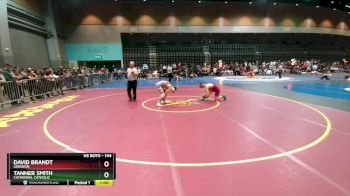 144 lbs Cons. Round 1 - Tanner Smith, Cathedral Catholic vs David Brandt, Lebanon