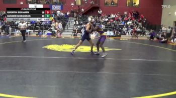 125 lbs Champ. Round 2 - Gunner Musilunas, Keiser University vs Quentin Benjamin, Montevallo