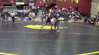 125 lbs Champ. Round 2 - Gunner Musilunas, Keiser University vs Quentin Benjamin, Montevallo