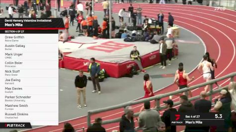 Men's Mile, Prelims 4