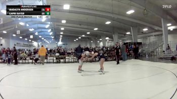 103 lbs 3rd Place Match - Capri Sayer, 308 Wrestling Academy vs Madalyn Andersen, 2TG