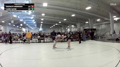 103 lbs 3rd Place Match - Capri Sayer, 308 Wrestling Academy vs Madalyn Andersen, 2TG
