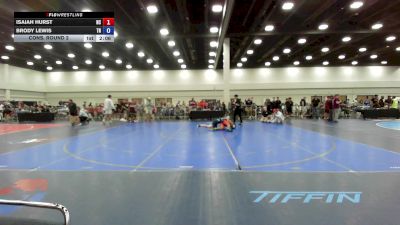 157 lbs Cons. Round 2 - Isaiah Hurst, NC vs Brody Lewis, TN