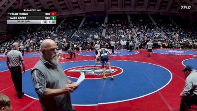 1A-113 lbs Semifinal - Jahir Lopez, Toombs County vs Tyler Prinzo, Mt. Pisgah Christian School