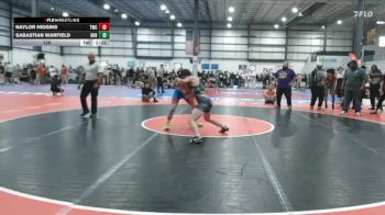 126 lbs 1 - Naylor Higgins, TRIANGLE WRESTLING CLUB vs Sabastian Warfield, HEAVY HITTING HAMMERS