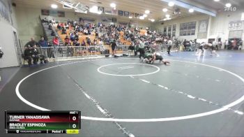 157 lbs Semifinal - Bradley Espinoza, Brea Olinda vs Turner Yanagisawa, Mayfair