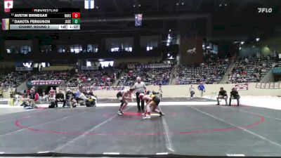 132 lbs Champ. Round 2 - Dakota Ferguson, Johnson Central vs Austin Brinegar, Harrison County