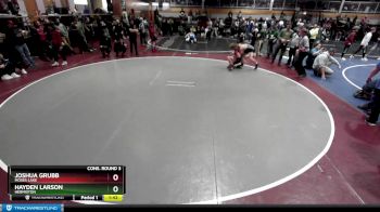145 lbs Cons. Round 3 - Joshua Grubb, Moses Lake vs Hayden Larson, Hermiston