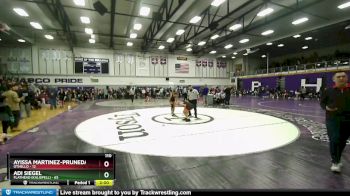 110 lbs Champ. Round 2 - Ayissa Martinez-Pruneda, Othello vs Adi Siegel, Flathead (Kalispell)