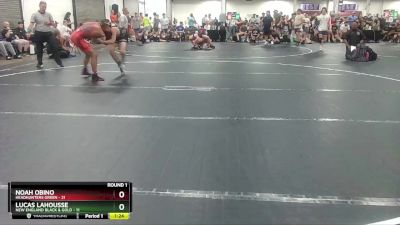 144 lbs Round 1 (8 Team) - Noah Obino, Headhunters Green vs Lucas Lahousse, New England Black & Gold