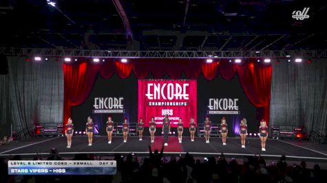 Stars Vipers - Hiss [2025 L6 Limited Coed - XSmall Day 3] 2025 Encore Grand Nationals