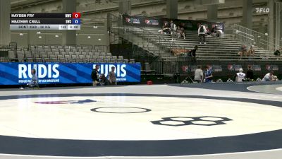 50 kg Champ. Rd Of 64 - Hayden Fry, Menlo Wrestling Club vs Heather Crull, Bearcat Wrestling Club
