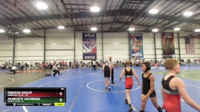 76 lbs Rd# 7- 10:45am Saturday Final Pool - Pierson Wolff, Nebraska Elite vs Murdoch Jacobson, SELECT Utah