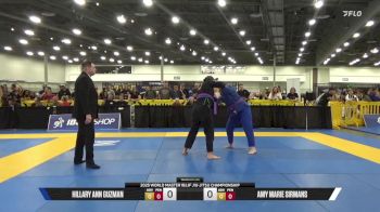 Hillary Ann Guzman vs Amy Marie Sirmans 2025 World Master IBJJF Jiu-Jitsu Championship