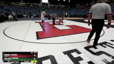 6A - 138 lbs Semifinal - Dillon Cooper, Mill Valley vs Daniel Gomez, Maize