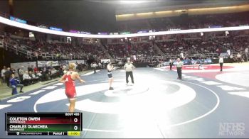 I-160 lbs Cons. Round 2 - Coleton Owen, Horseheads vs Charles Olaechea, Hauppauge