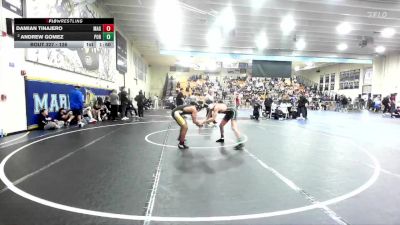 126 lbs Champ. Round 3 - Damian Tinajero, Magnolia vs Andrew Gomez, Porterville