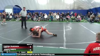105 lbs Round 6 (10 Team) - Joshua Sheets, CP Elite vs Carter Trukovich, Terps