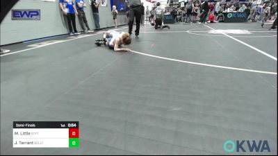 58 lbs Semifinal - Mitchell Little, Standfast vs Jonas Tarrant, Bridge Creek Youth Wrestling