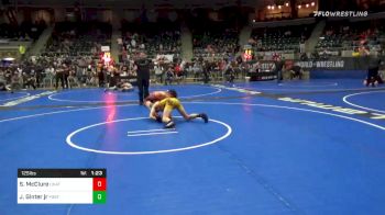 125 lbs Quarterfinal - Smokey McClure, Unattached vs Jeremy Ginter Jr, Foxfire WC