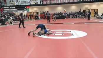 138 lbs Finals (8 Team) - Dominic Spennato, Salesianum vs Johnny Spence, Caesar Rodney