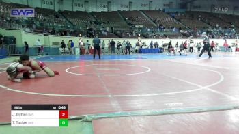 118 lbs Consi Of 4 - Jaden Potter, Clinton, Ok vs Talan Tucker, Blanchard High School