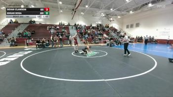 144 lbs Semifinal - Edgar Sosa, Jackson Hole vs Devan Clawson, Riverton