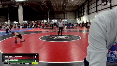 60 lbs Round 2 (6 Team) - Parker Mangum, RAW vs Keegan Brandon, CLINIC WRESTLING