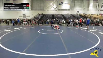 93 lbs Cons. Round 5 - Jason Hudak, Deep Roots Wrestling Club vs Kirill Moshenskiy, Willpower Wrestling Club