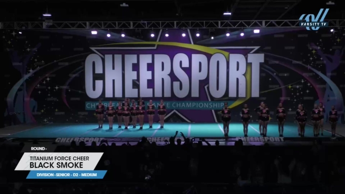 Titanium Force Cheer - Black Smoke [2023 L4 Senior - D2 - Medium] 2023 ...
