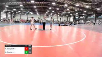120 lbs Prelims - Ashton Campbell, Becca Gold vs Anthony Shevlin, Ohio Titan Red
