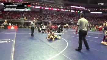 3A-126 lbs Cons. Round 3 - Josh Bergkamp, Dowling Catholic vs Parker Johns, Dubuque Hempstead