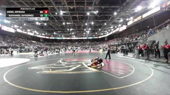 132 lbs Champ. Round 1 - Nathaniel Gutierrez, Yerington vs Angel Arteaga, Minico