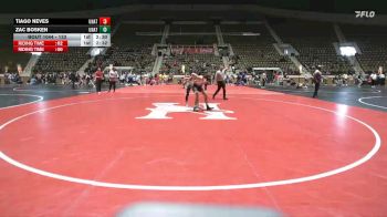 133 lbs Champ. Round 2 - Tiago Neves, Unattached vs Zac Bosken, Reinhardt University (GA)