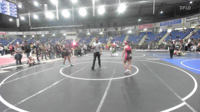 123 lbs Quarterfinal - Zoe Gabel, Pikes Peak Warriors vs Brittley Braithwait, Columbine HS