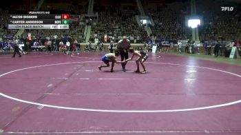 1A-4A 126 5th Place Match - Carter Anderson, Montgomery Catholic Prep School vs Jacob Biggers, Cleburne County