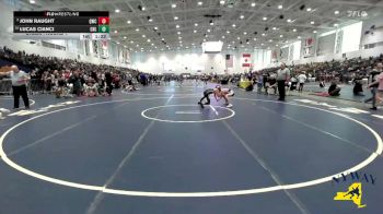 87 lbs Champ. Round 1 - Lucas Cianci, Club Not Listed vs John Raught, Quaker Wrestling Club