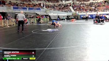 D2-235 lbs Quarterfinal - Mareli Marin, Snowflake vs Brooke Newton, Coolidge