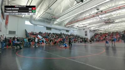 58-69 lbs Round 2 - Cavin Rathjen, Sheridan Junior High School vs Chase Parks, Sheridan Junior High School