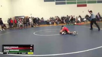 136 lbs Semifinal - Ethan Hernandez, Durango vs Darius Gonzales, Williams Field