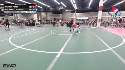 120 lbs Quarterfinal - Maddox Fields, Cardinal Wrestling Club vs Ryu Renzo Calderon, Paradigm Wrestling