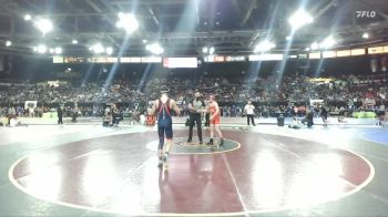 126 lbs Cons. Round 1 - Gabe Howard, New Plymouth vs Jayden Lunt, Grace