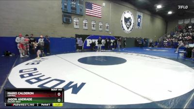 132 lbs Champ. Round 2 - Mario Calderon, Central vs Jason Andrade, Golden West