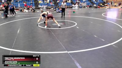 132 lbs Round 3 - Treyton Kropatsch, Columbus vs Ayston Kats, Norton Community